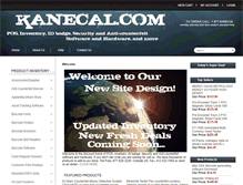 Tablet Screenshot of kanecal.net